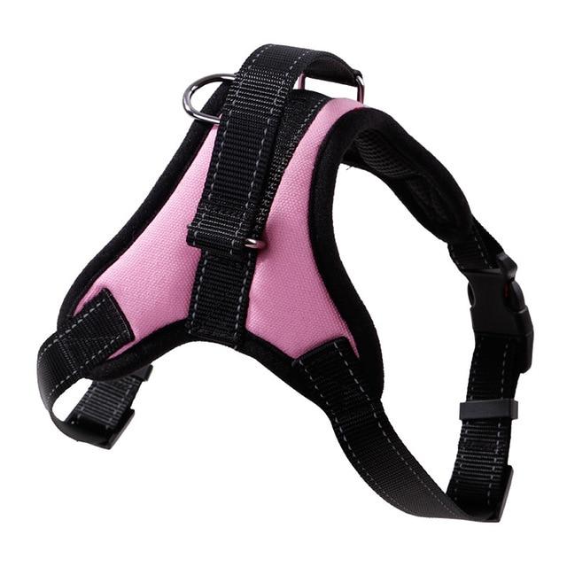 New Pets Dog Harness Vest Reflective Tape Breathable Mesh Pet Dogs Leash Harness Accessories Hot Sale