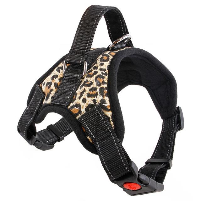 New Pets Dog Harness Vest Reflective Tape Breathable Mesh Pet Dogs Leash Harness Accessories Hot Sale