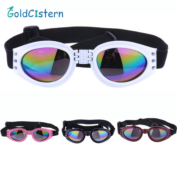 4 Colors  foldable Pet Dog glasses medium Large Dog pet glasses Pet eyewear waterproof Dog Protection Goggles UV Sunglasses