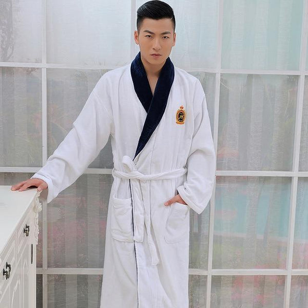 Top Quality robe men Plus size XXXL bathrobe Men terry bathrobes 100% cotton thickening toweled men bathrobe