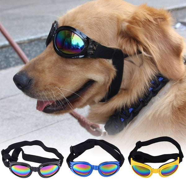 Pet Dog Goggles Sunglasses Doggy Puppy Foldable Sun Glasses Dog Outdoor