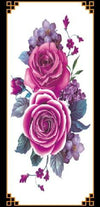 1piece new Fake temporary tattoo stickers 28styles Violet flowers rose arm shoulder tattoo waterproof lady women big on body leg