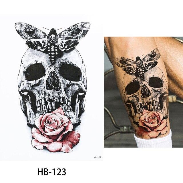 New Arrival 1 Sheet Temporary Tattoo Sticker KM-056 Flower Arm Body Art Waterproof Tattoo Beauty Fox Women Coquette Decal Design