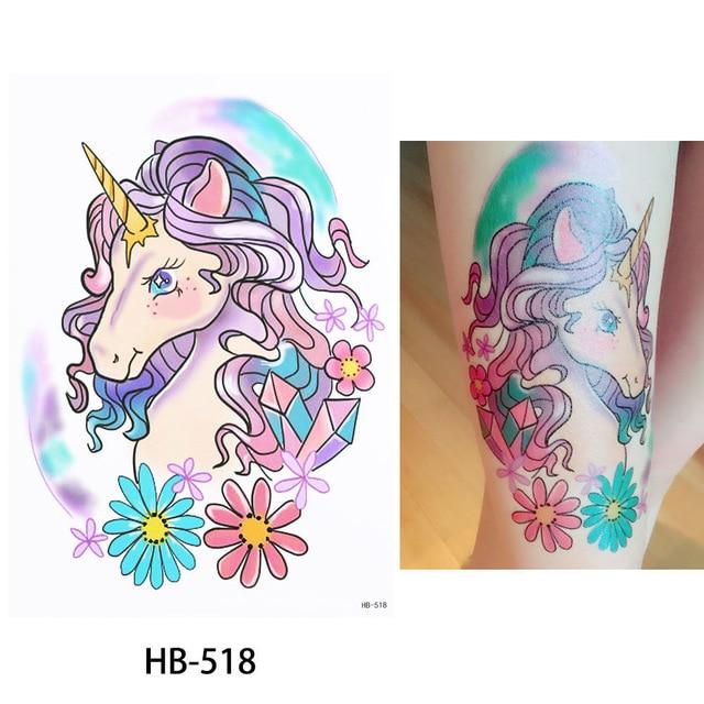 New Arrival 1 Sheet Temporary Tattoo Sticker KM-056 Flower Arm Body Art Waterproof Tattoo Beauty Fox Women Coquette Decal Design