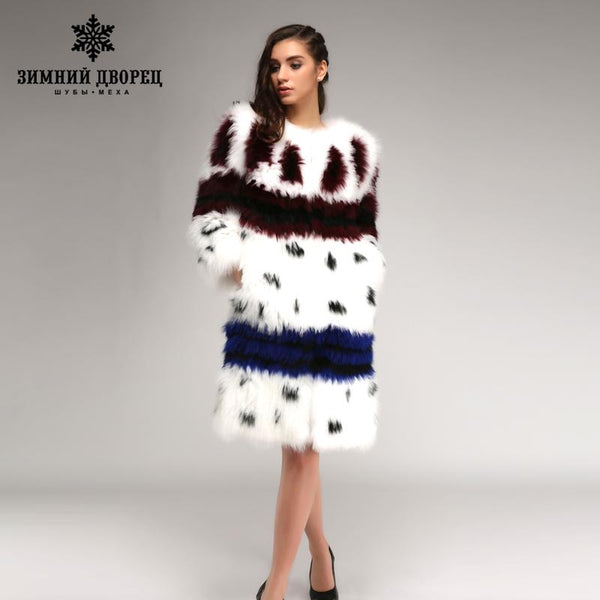 2016-2017 fashion hit the color long of fox fur coat fox white popular style fur coats for women star style fox fur winter coat