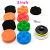 11 Pcs/Set 3/4/5/6/7 inch Buffing Sponge Polishing Pad Kit Set For Car Polisher Buffer Car Maintenance Accessories New C45