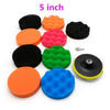 11 Pcs/Set 3/4/5/6/7 inch Buffing Sponge Polishing Pad Kit Set For Car Polisher Buffer Car Maintenance Accessories New C45