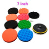 11 Pcs/Set 3/4/5/6/7 inch Buffing Sponge Polishing Pad Kit Set For Car Polisher Buffer Car Maintenance Accessories New C45