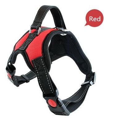 R5 Big Size Adjustable Pet Harness Collar Leopard Professional OutDoor Dog Hand Strap for Large Dogs Pitbulls Labrador harness