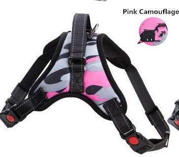 R5 Big Size Adjustable Pet Harness Collar Leopard Professional OutDoor Dog Hand Strap for Large Dogs Pitbulls Labrador harness