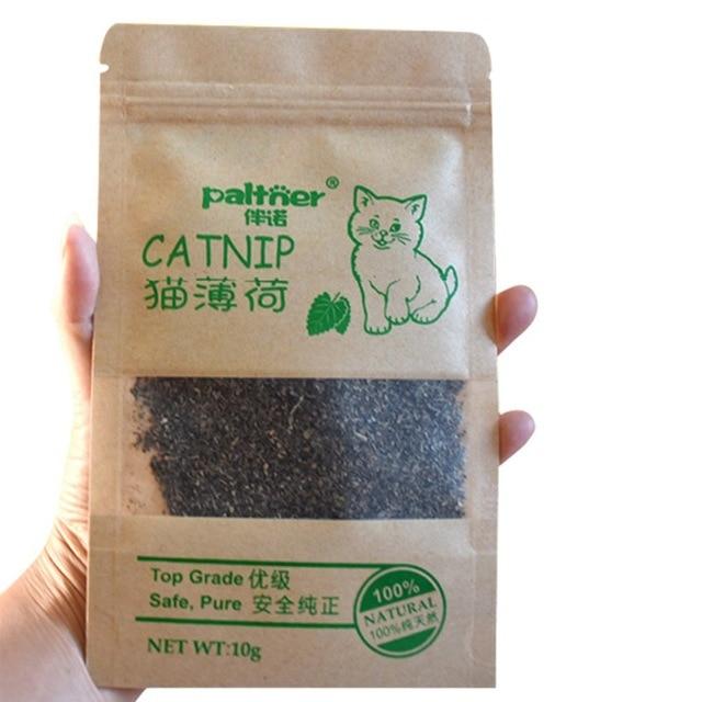 New Organic 100% Natural Premium Catnip Cattle Grass 10g Menthol Flavor Funny Cat Toys