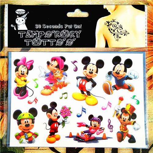 SHNAPIGN Toy Story Woody Buzz Child Temporary Tattoo Body Art Flash Tattoo Stickers 17*10cm Waterproof Henna Styling Sticker