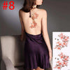 1Pc 3D Lifelike Rose Flower Sex Waterproof Temporary Tattoos Women Flash Tattoo Arm Shoulder Big Flowers Stickers