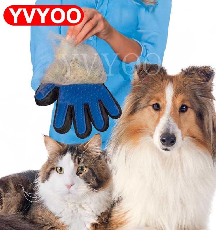 1 Pc Pet Cleaning Brush Dog Massage Hair Removal Grooming Magic Deshedding Glove