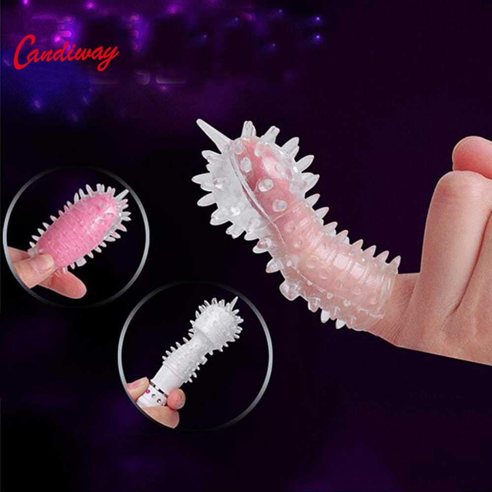 3pcs/set finger Spiked Condoms Reusable Ring safe anal prostata product jump eggs extender G point Sex toys for couple Adult