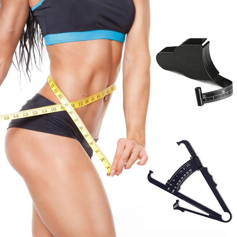 Personal Body Fat Caliper Tester Fitness Analyzer Measure Charts Fitness Health Keeper Slim Fitness Equipment Accessories 25