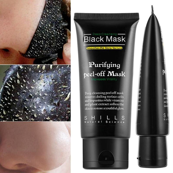 New Suction Face Mask Deep Cleansing Facial Mask Black Head Nose Acne Remover Peel-Off Mud Mask Easy to Pull Out Blackhead TSLM2