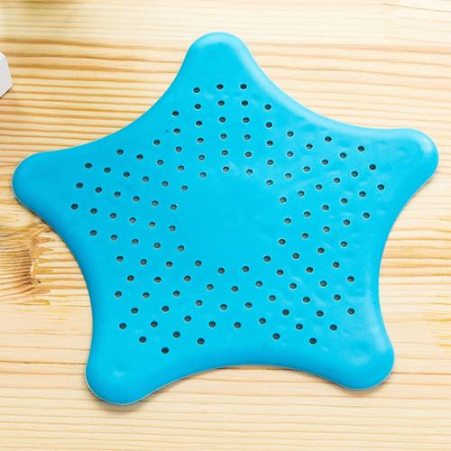 Star Shape Plastic Kitchen Mint Plan Bath Shower Drain Cover Waste Sink Strainer Hair Filter Catcher House Gadgets Pet Cleaning