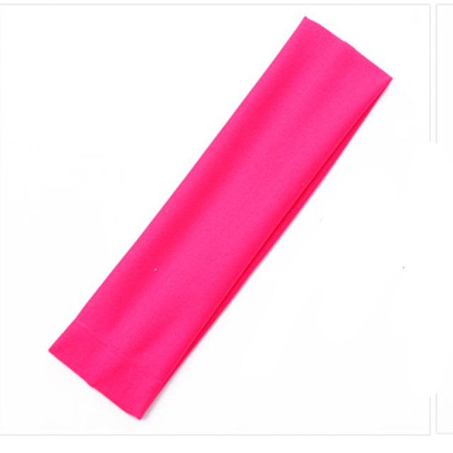 Soft Women Girl Yoga Sport Terylene Elastic Hairband Headband New Hair Band Sport Headband Yoga Fitness Equipment Accessories