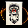 Africa Serengeti Lion Temporary Tattoo Indian Tribal Mighty Lion Warrior Waterproof Flash Tattoo Sticker Black Tatoo Men Women