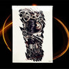 Africa Serengeti Lion Temporary Tattoo Indian Tribal Mighty Lion Warrior Waterproof Flash Tattoo Sticker Black Tatoo Men Women