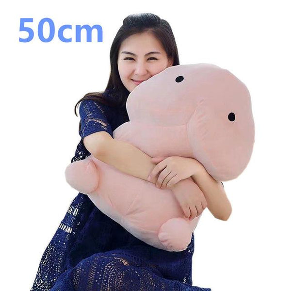 1pc 30/50cm Kawaii Plush Penis Toy Doll Soft Stuffed Creative Simulation Penis Pillow Cute Sexy Creative Toy Gift for Girlfriend