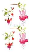 25 design Waterproof Temporary Tattoo sticker cute sexy lavender flowers Leaves tatoo Water Transfer fake tattoo for kid Adult