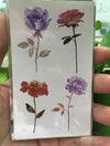 25 design Waterproof Temporary Tattoo sticker cute sexy lavender flowers Leaves tatoo Water Transfer fake tattoo for kid Adult