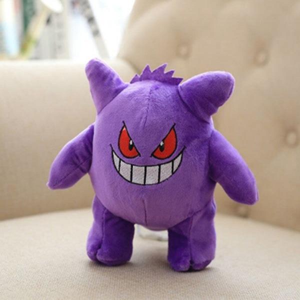 20CM Pikachu Plush Toy  Gengar Small Soft Toys Sleeping Pillow Doll For Kid Birthday Gifts Anime Jigglypuff Poliwhirl Charmander