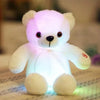 32/50cm Big Colorful Glowing Teddy Bear Luminous Plush Toys Kawaii Light Up Led Teddy Bear Stuffed Toys Doll Kids Christmas Gift