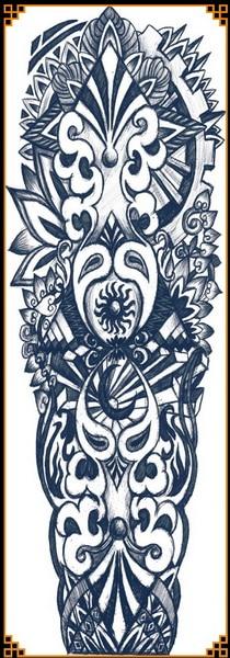 Full Arm Temporary tattoo waterproof cool grey black dragon mechanical fake tattoos 3D large size 48*17cm big tatto for men 2018