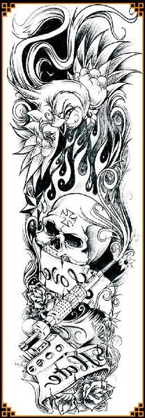 Full Arm Temporary tattoo waterproof cool grey black dragon mechanical fake tattoos 3D large size 48*17cm big tatto for men 2018