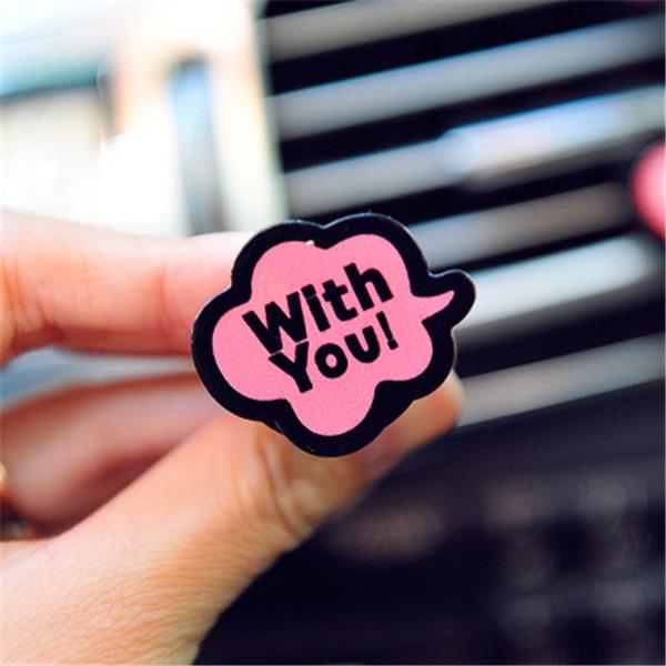 Car Ornaments Cute Air Conditioning Vents Perfume Clip Air Freshener Auto Interior Decoration Creative Fragrances Accessories