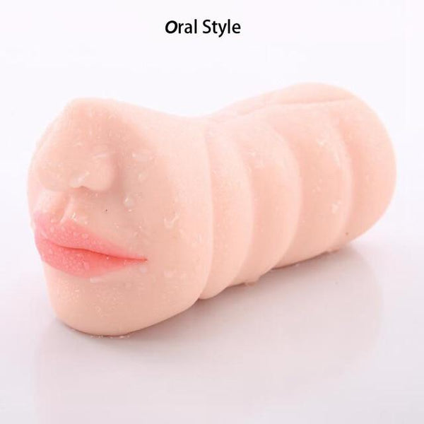 Realistic Oral 3D Deep Throat with Tongue Teeth Maiden Artificial Vagina Male Masturbator Realistic Pussy Oral Sex Toys for Men