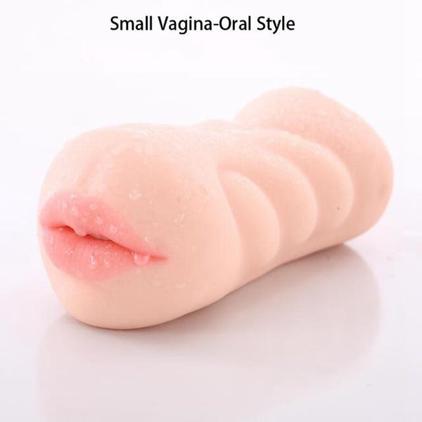 Realistic Oral 3D Deep Throat with Tongue Teeth Maiden Artificial Vagina Male Masturbator Realistic Pussy Oral Sex Toys for Men