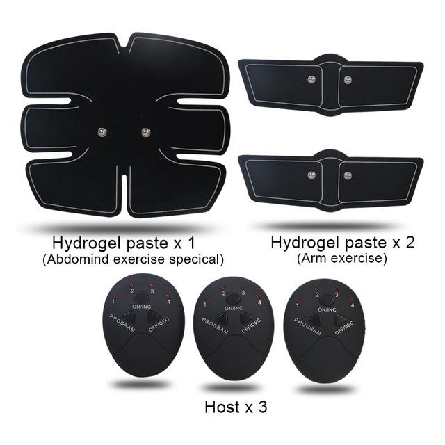 Electric Muscle Stimulator EMS Abdominal Muscle Exerciser Training Device Body Abdominal Muscles  Fitness Accessories 30