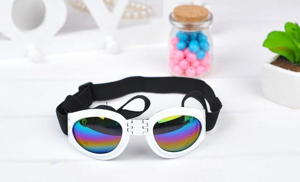 Fashion Dog Sunglasses Cool Pet Dog Accessories Adjustable Glasses For French Bulldogs Medium Big Dog Waterproof Goggles 20S2