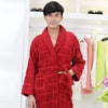 AZO Free terry cotton toweling night gown,men sleepwear men bathrobe hot sale