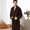 AZO Free terry cotton toweling night gown,men sleepwear men bathrobe hot sale