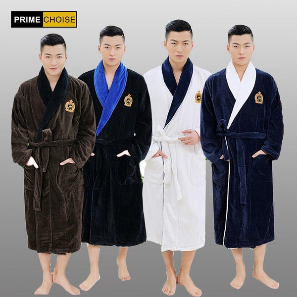 Top Quality robe men Plus size XXXL bathrobe Men terry bathrobes 100% cotton thickening toweled men bathrobe