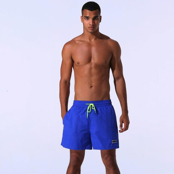 Summer beach swimsuit men's quick-drying swimwear men comfortable breathable swimwear beach shorts sexy solid male swimsuit