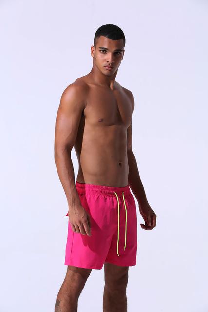 Summer beach swimsuit men's quick-drying swimwear men comfortable breathable swimwear beach shorts sexy solid male swimsuit