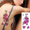 1PC New Fashion Removable Women Lady 3D Flowers Waterproof Temporary Tattoo Stickers Beauty Body Art Easy Wear And Easy Clean