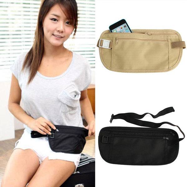 Unisex Travel Bum Bag Handy Hiking Sport Fanny Pack Waist Belt Zip Pouch Fitness Equipment Accessories