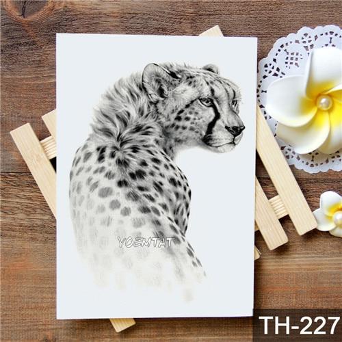 Waterproof Temporary Tattoo Sticker wolf tiger pattern tattoo Water Transfer body art fake tattoo for women men