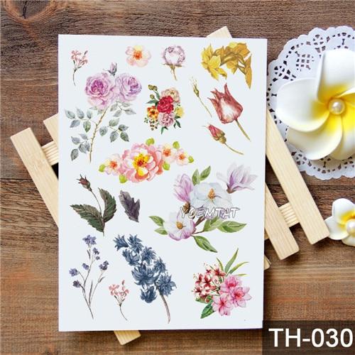 Waterproof Temporary Tattoo Sticker Watercolor Cute little animal pattern tattoo Water Transfer body art fake tattoo