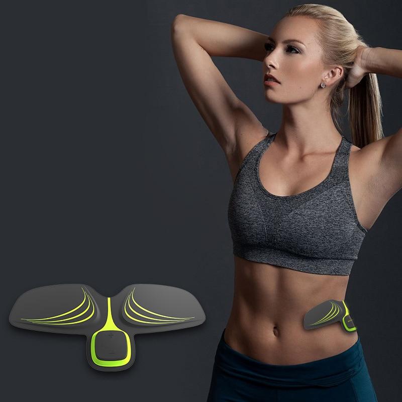 Electric EMS abdominal Exercise Smart Training Arm Muscles Intensive Training Massage Women Slimming Fitness Accessories