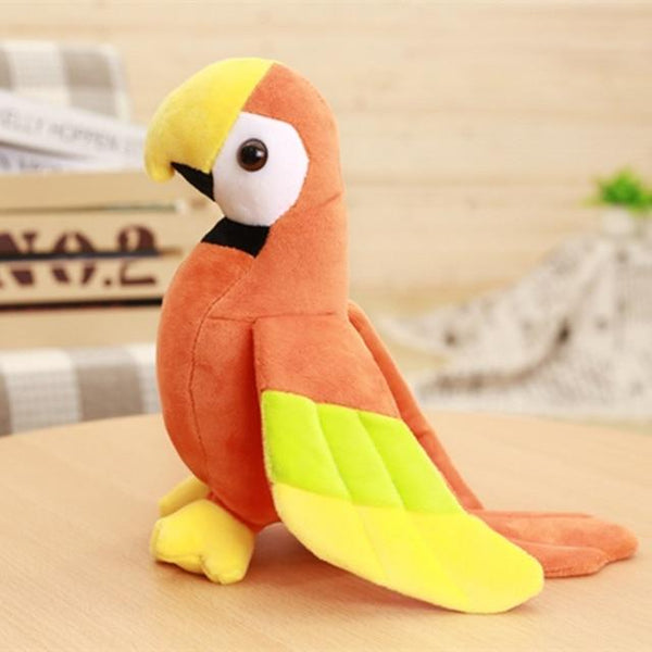 20/25cm Cute Plush Rio Macaw Parrot Plush Toy Stuffed Doll Bird Baby Kids Children Birthday Gift Home Shop Decor