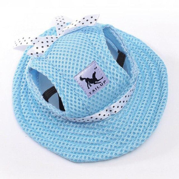 Pet Dog Accessories Summer Dog Hat Cap Pets Breathable Mesh Dog Hats Princess Beach Hat For Small Chihuahua York Ropa Para 15 S1
