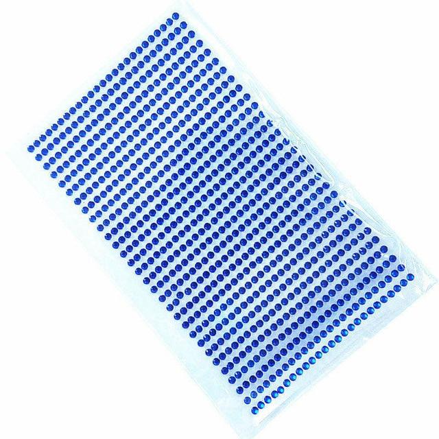 Acrylic Tattoo 750 Pcs/set 3mm Diy Decal Art Crystal Diamond Bling Rhinestone Self Adhesive Stickers for  Phone Case Decoration
